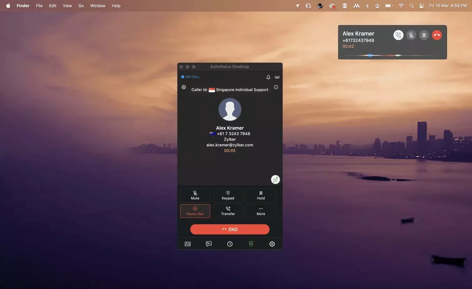 Завантажити настільну програму « Zoho Voice »