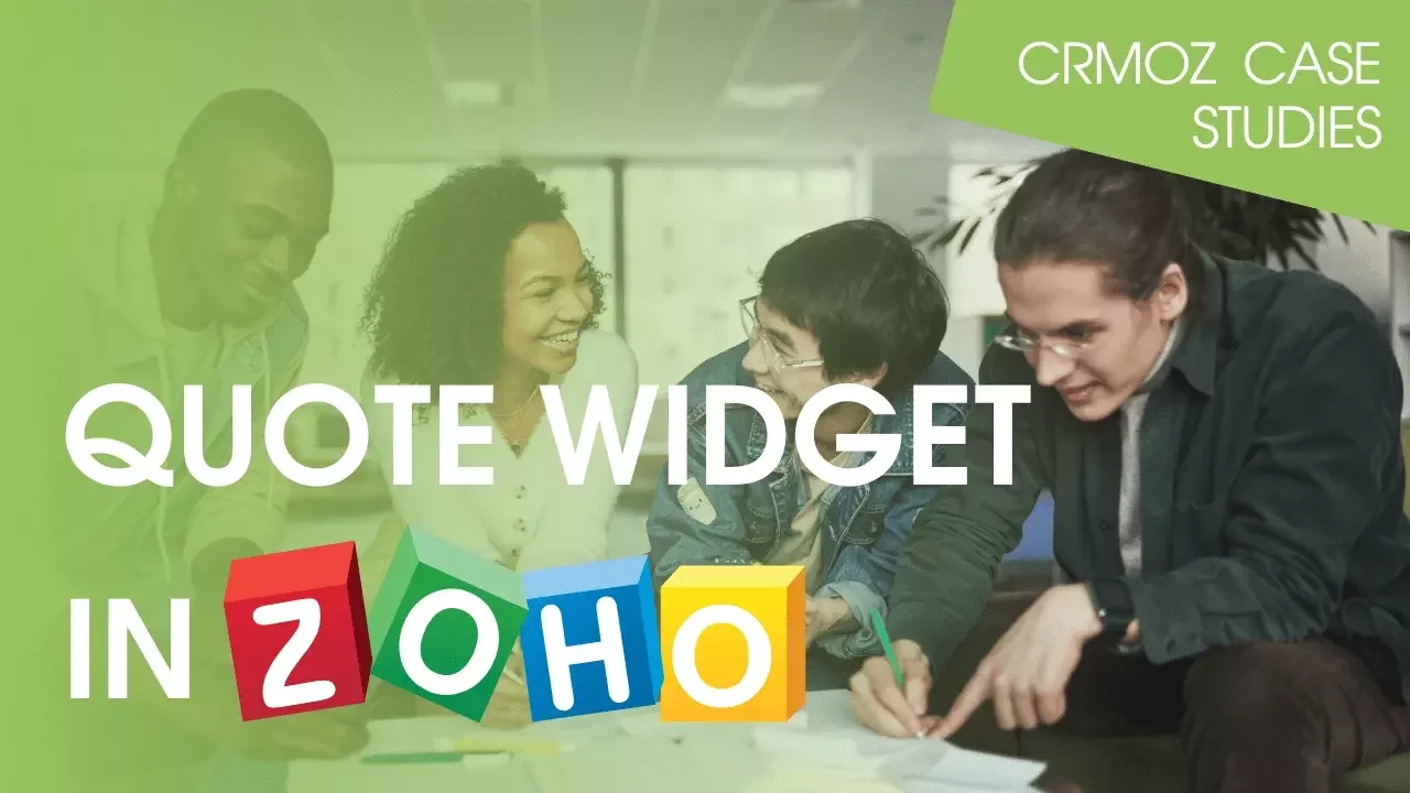 Віджет «Цитата» у Zoho CRM